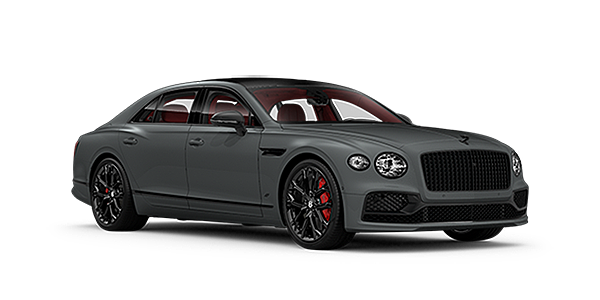 Bentley Brussels Bentley Flying Spur S front three quarter in Cambrian Grey paint